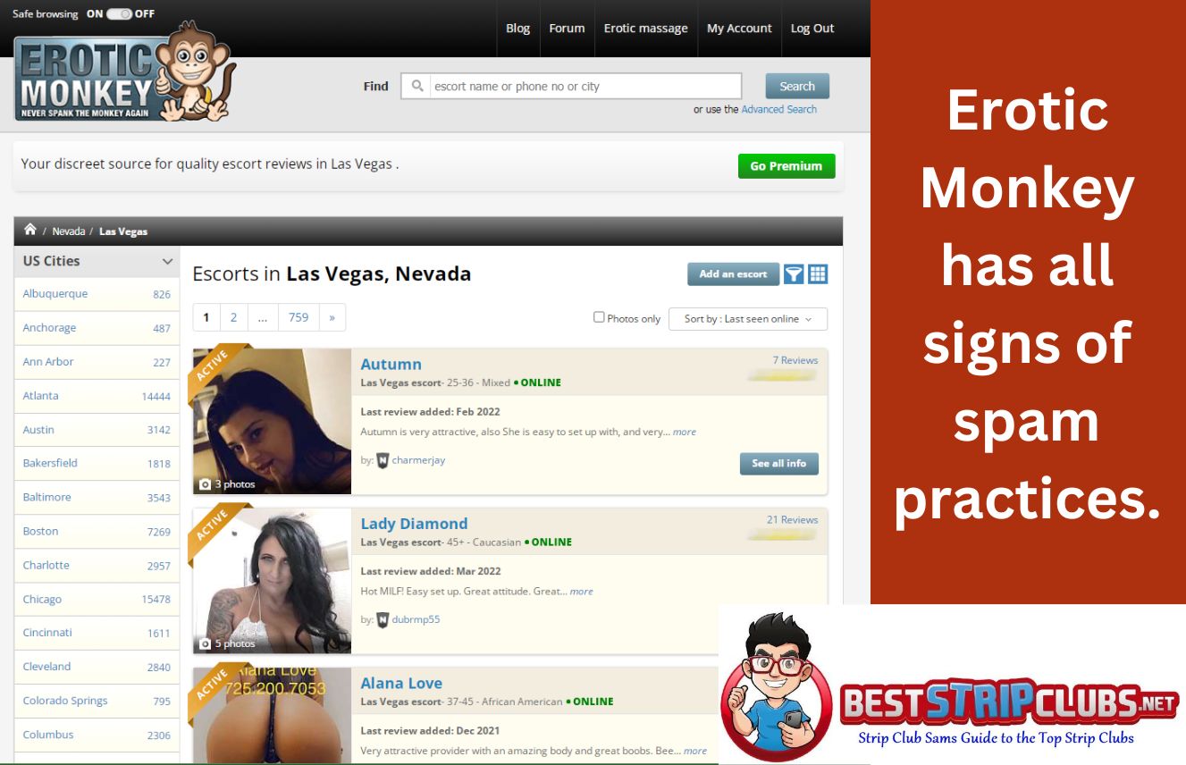 Erotic Monkey A Shady Escort Site Or Legit Best Strip Clubs